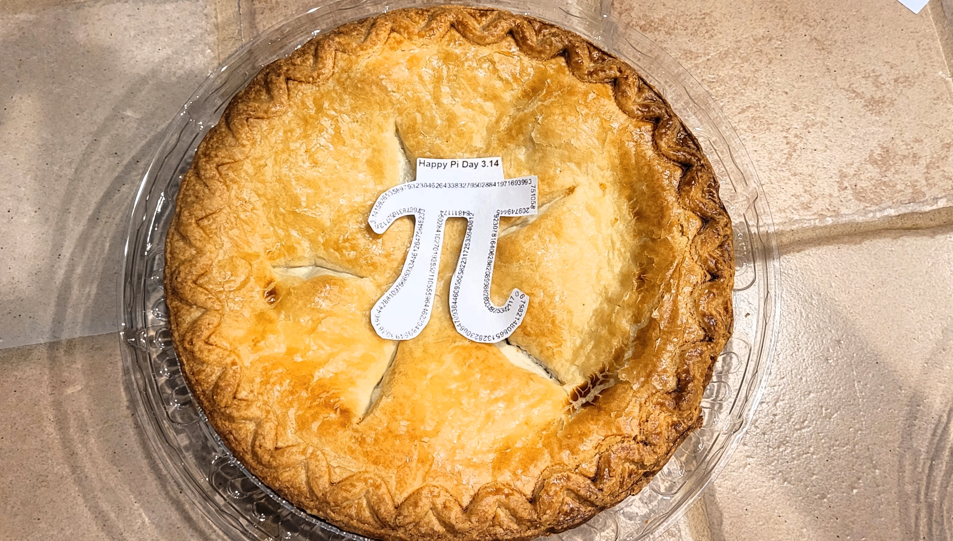 Happy Pi Day with a Pie